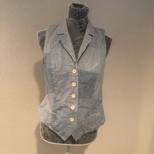 Vintage Ralph Lauren Jeans Co chambray/denim vest